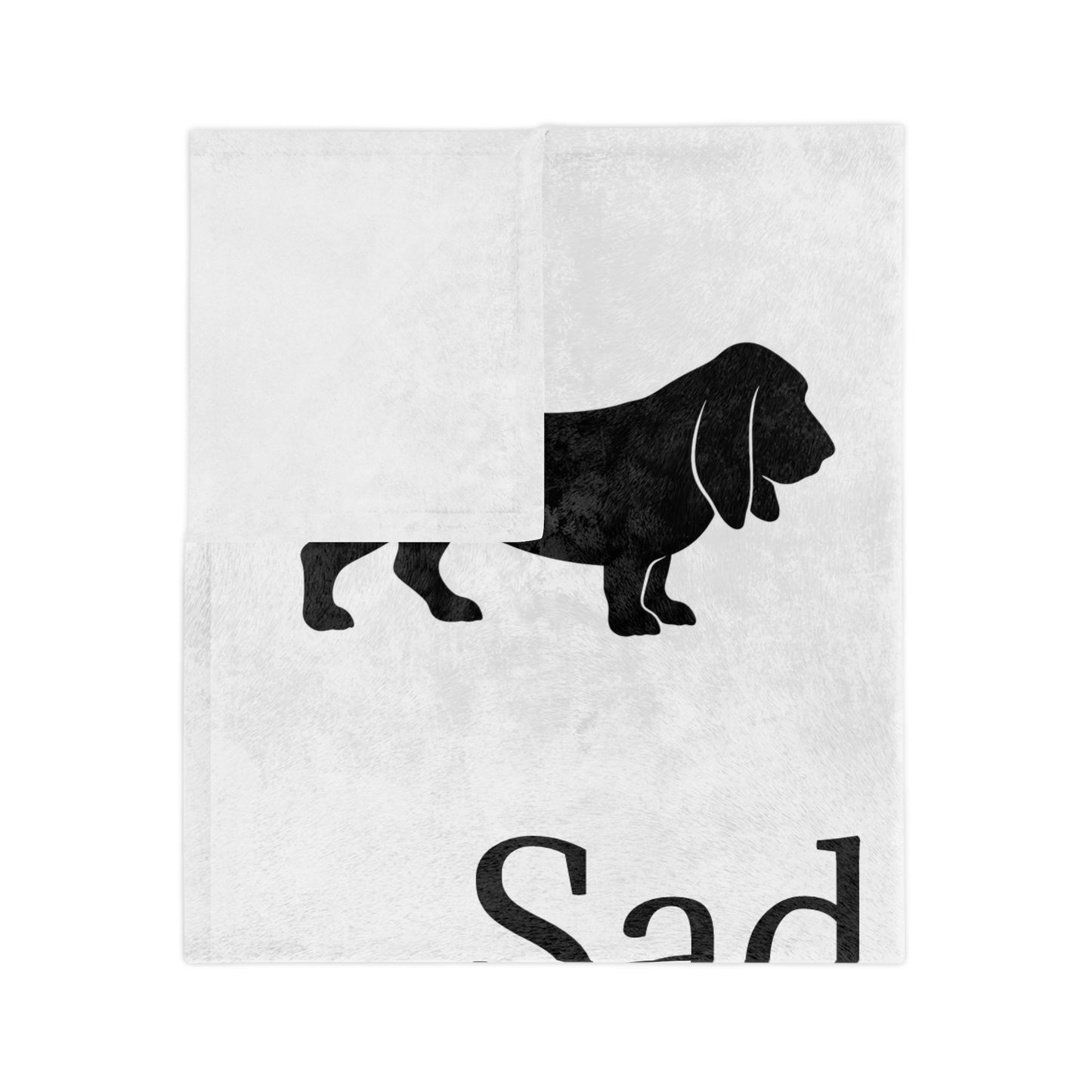 Sad Little Low Rider Velveteen Microfiber Blanket