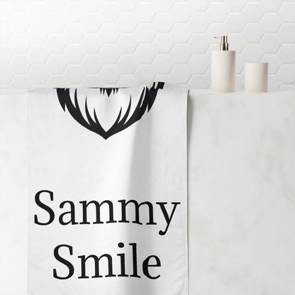Sammy Smile Mink-Cotton  Beach Towel