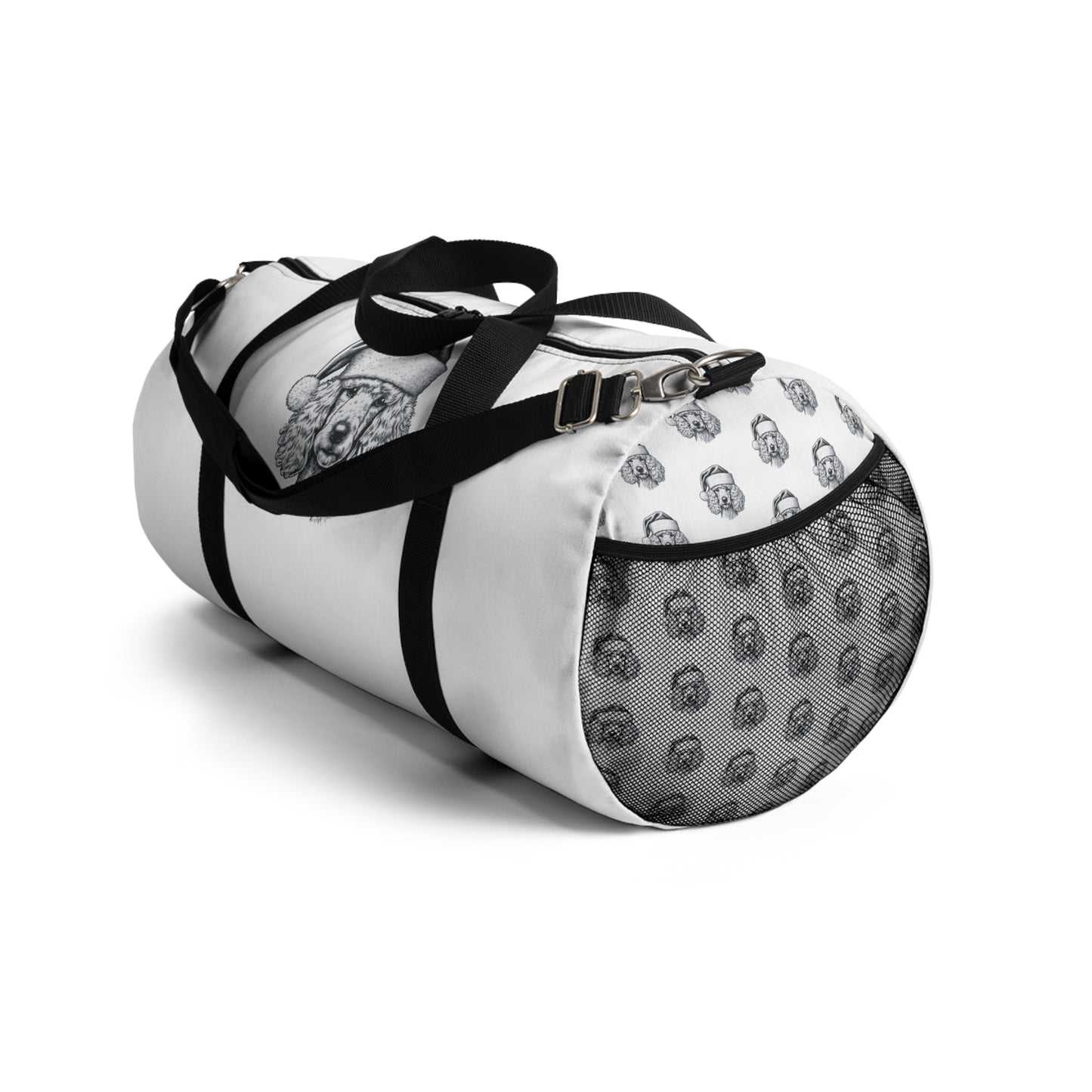 Santa Paws Poodle Duffel Bag