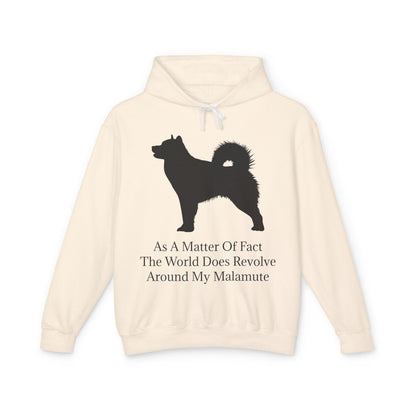 Matter Of Fact Malamute Unisex Lightweight Hoodie