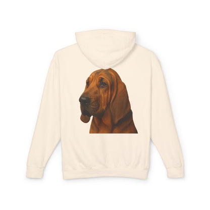 Bloodhound Head Unisex Lightweight Hoodie
