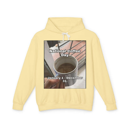 National Coffee Day Unisex Lightweight Hoodie