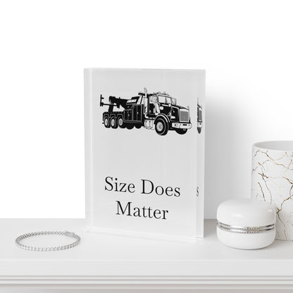 Size Does Matter Acrylic Photo Block