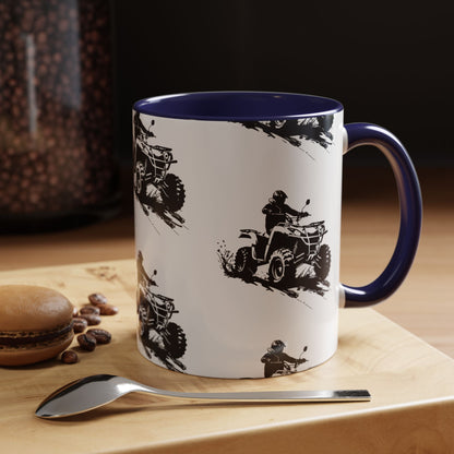 Slingin' Mud Quad 2-Tone Coffee Mug