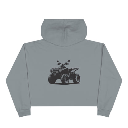 Off The Beaten Path Quad Women's Crop Hoodie