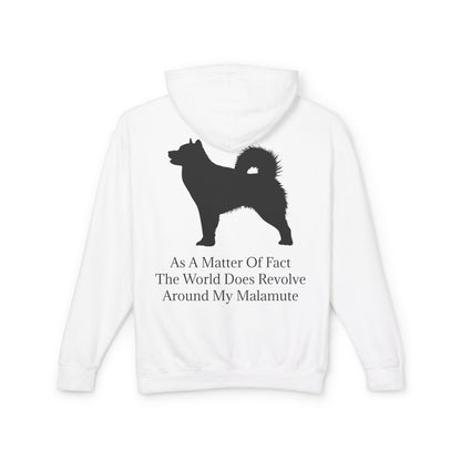 Matter Of Fact Malamute Unisex Lightweight Hoodie