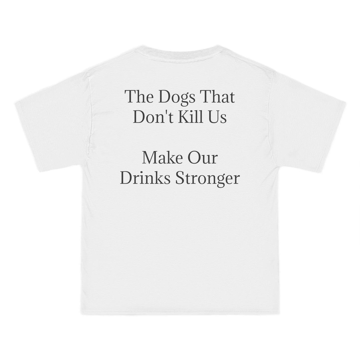 Drinks Stronger Men's Short-Sleeve Crewneck Tee