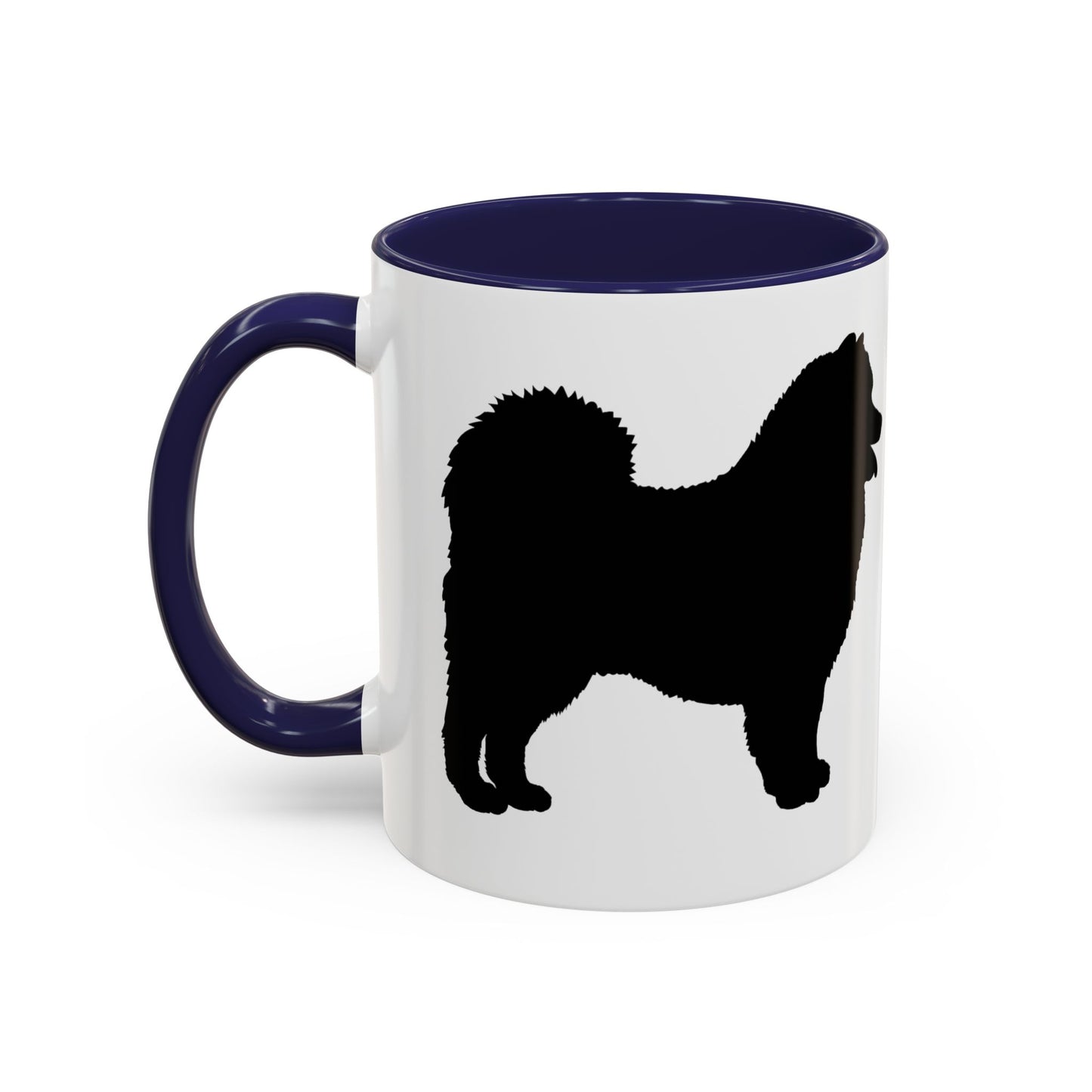 Samoyed Silhouette 2-Tone Coffee Mug