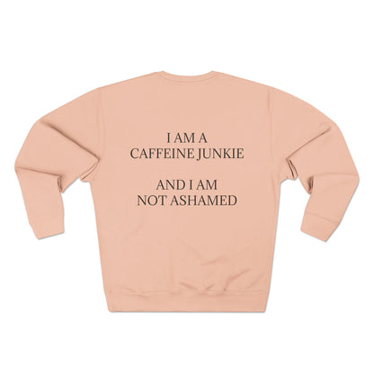 Caffeine Junkie Unisex Crewneck Sweatshirt