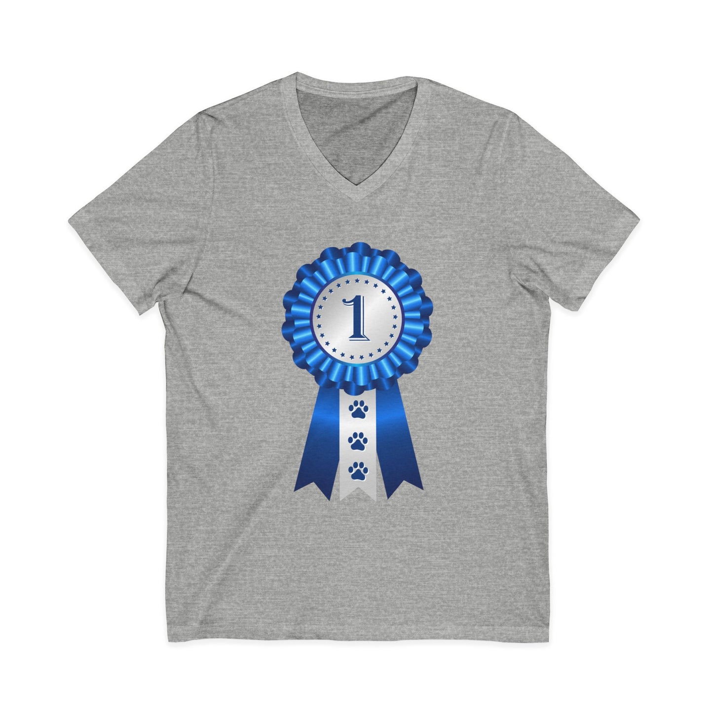 Show Ribbon Unisex Short Sleeve V-Neck Tee