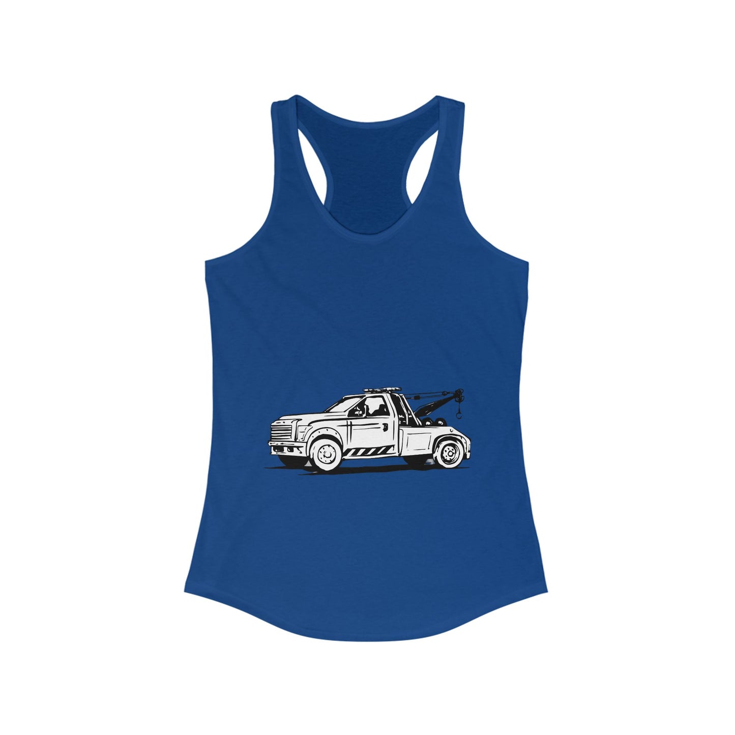 Wheel Lift Tow Truck Women's Racerback Tank