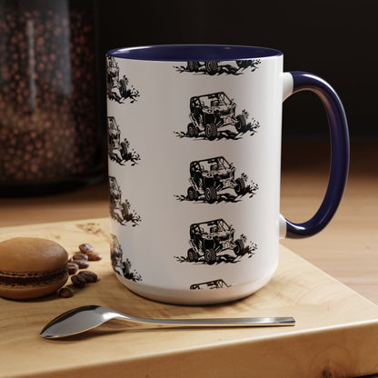 Slingin' Mud Side By Side 2-Tone Coffee Mug