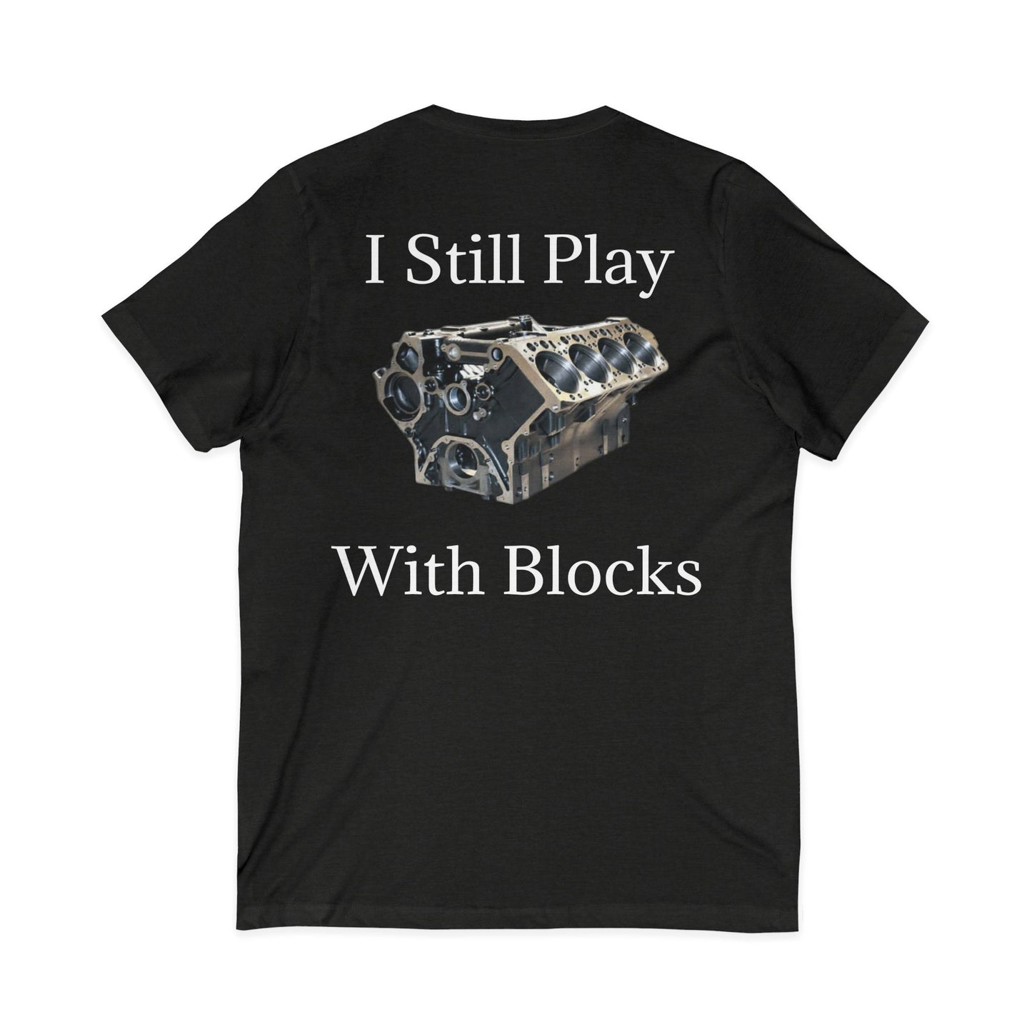 Play With Blocks Unisex Short Sleeve V-Neck Tee