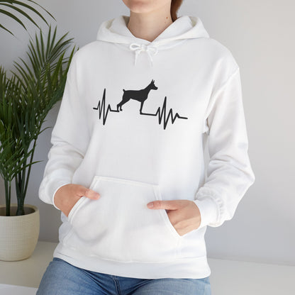 My Heart Beats For Dobermans Unisex Hoodie