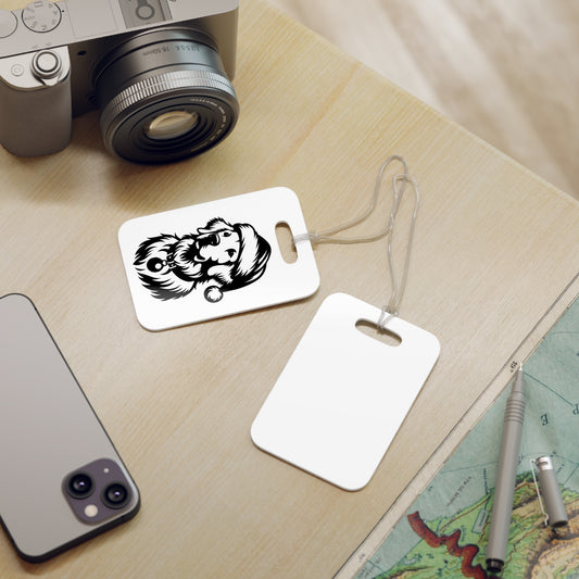 Santa Paws Golden Luggage Tag