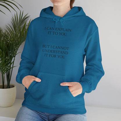 I Cannot Understand It For You Unisex Hoodie