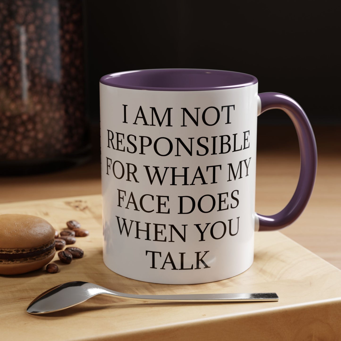 When You Talk 2-Tone Coffee Mug