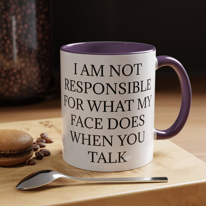 When You Talk 2-Tone Coffee Mug