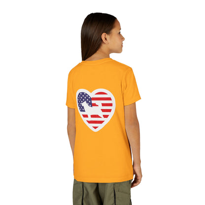 Malamute Flag Youth Unisex Short Sleeve Crewneck Tee
