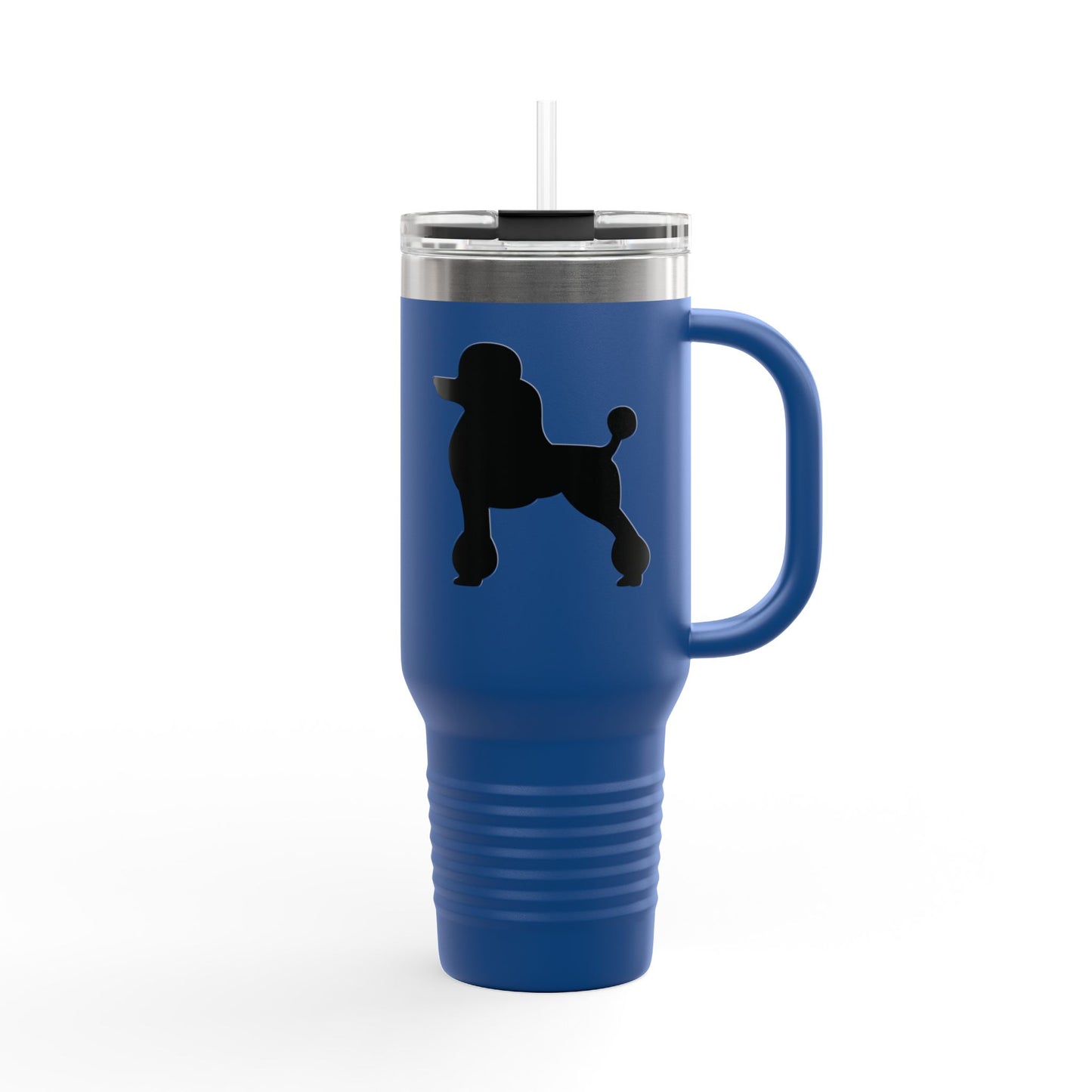 Poodle Silhouette Insulated Travel Mug