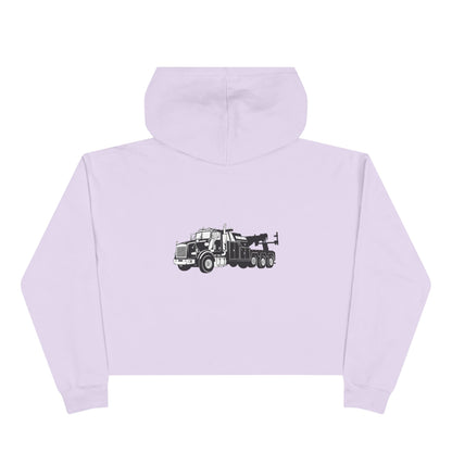 Heavy Tow Truck Women's Crop Hoodie