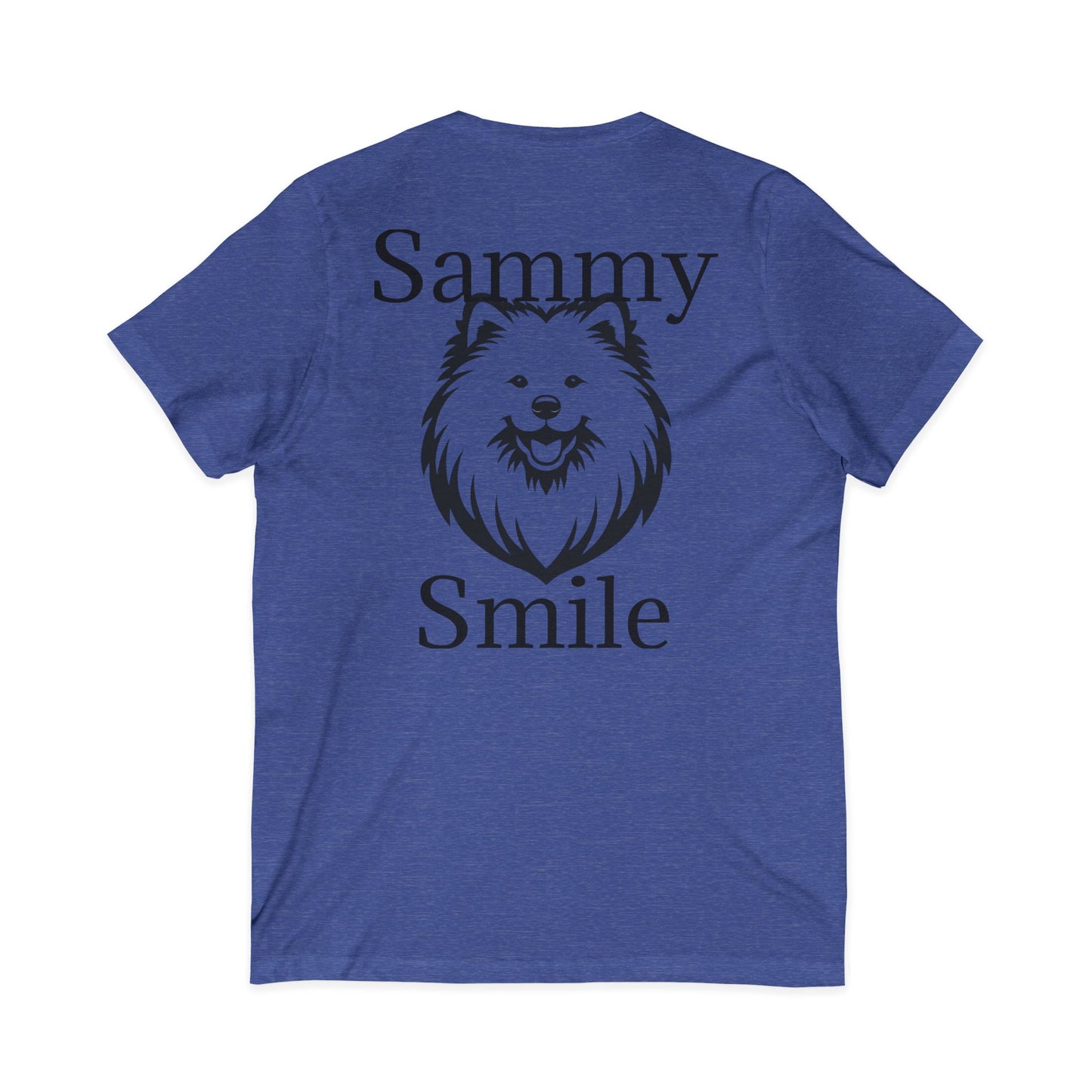 Sammy Smile Unisex Short Sleeve V-Neck Tee