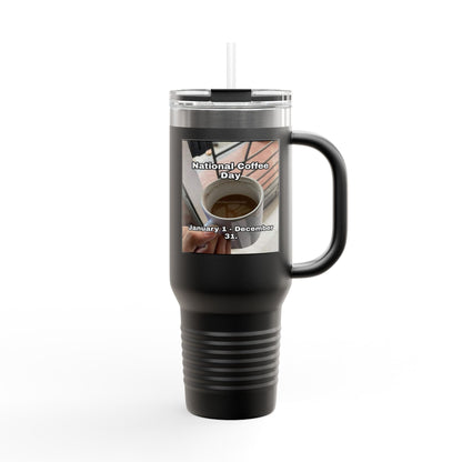 National Coffee Day Insulated Travel Mug
