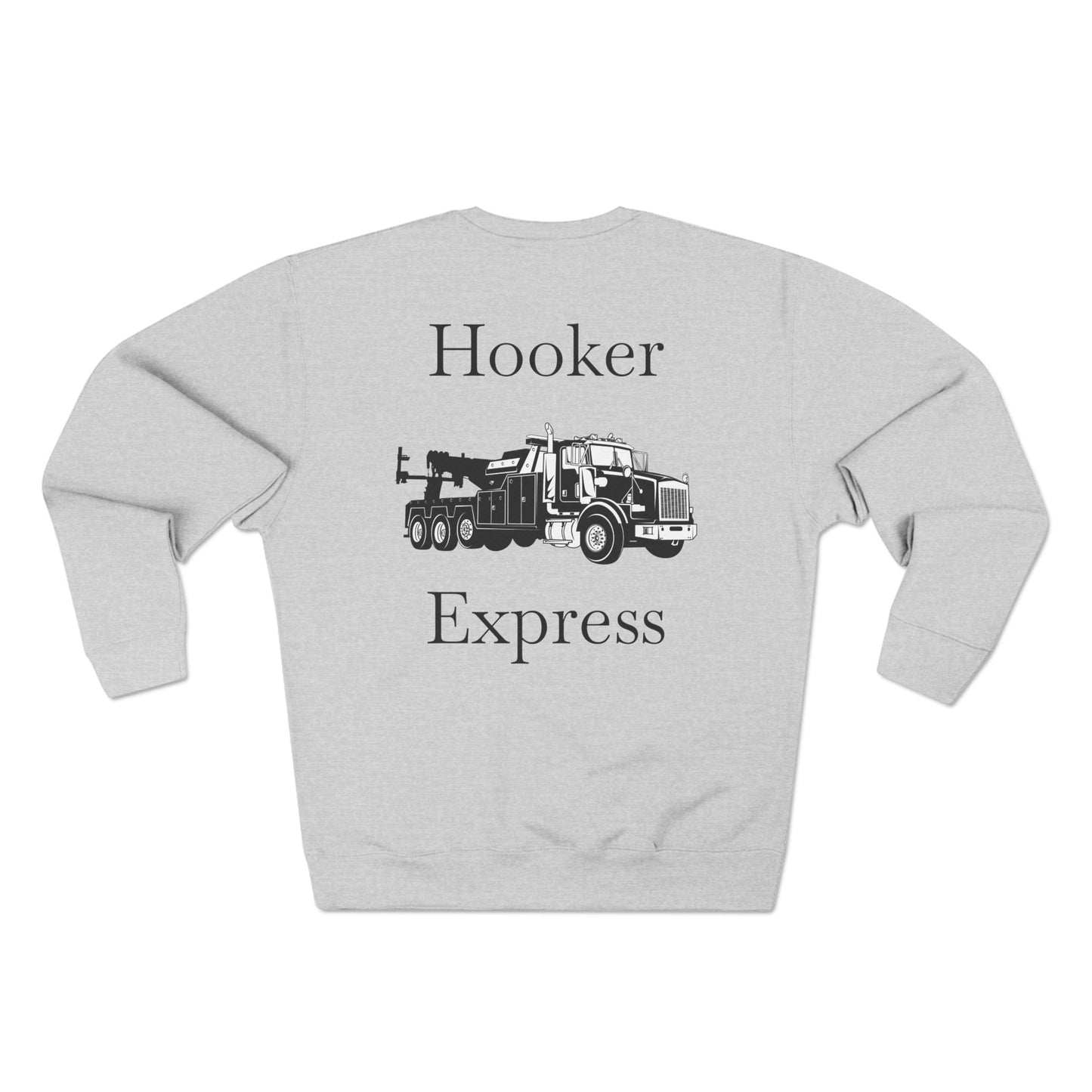 H**ker Express Heavy Tow Truck Unisex Crewneck Sweatshirt