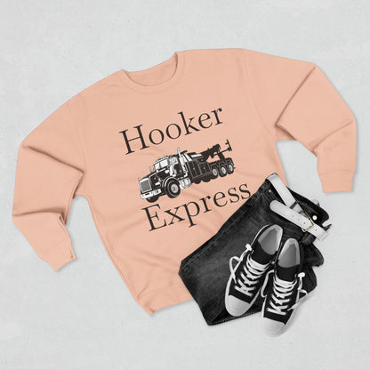 H**ker Express Heavy Tow Truck Unisex Crewneck Sweatshirt
