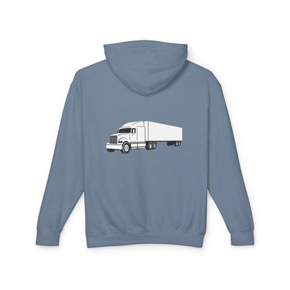 Semi Truck Unisex Lightweight Hoodie