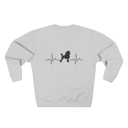My Heart Beats For Poodles Unisex Crewneck Sweatshirt