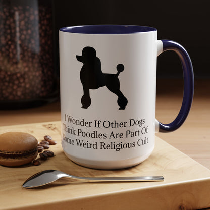 I Wonder 2-Tone Coffee Mug