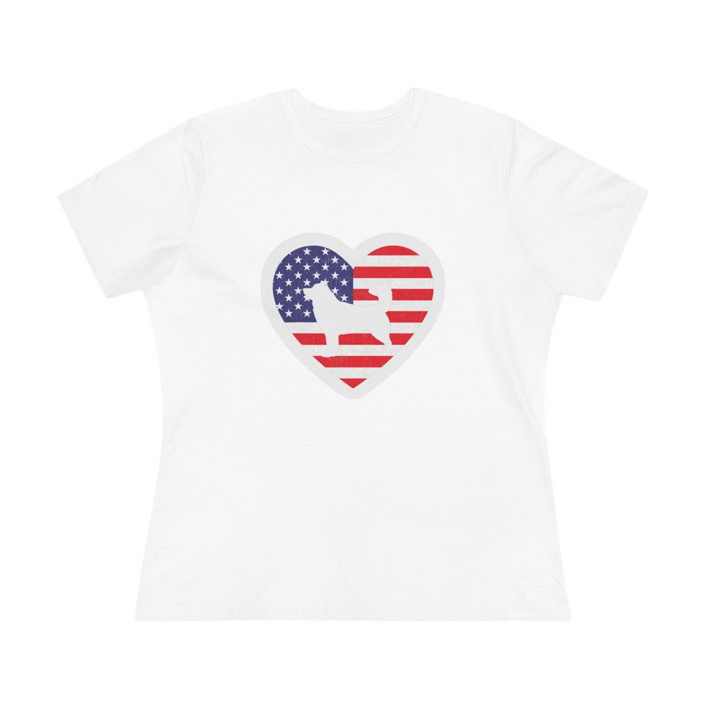 Malamute Flag Women's Short Sleeve Crewneck Tee