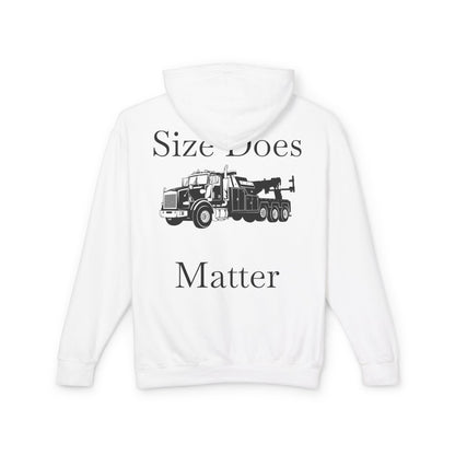 Size Does Matter Unisex Lightweight Hoodie