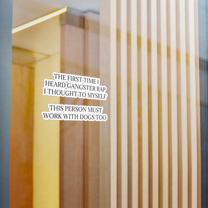 Gangster Rap Vinyl Decal