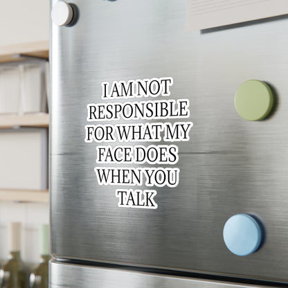 When You Talk Vinyl Decal