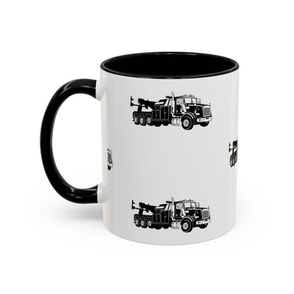 Heavy Tow Truck 2-Tone Coffee Mug