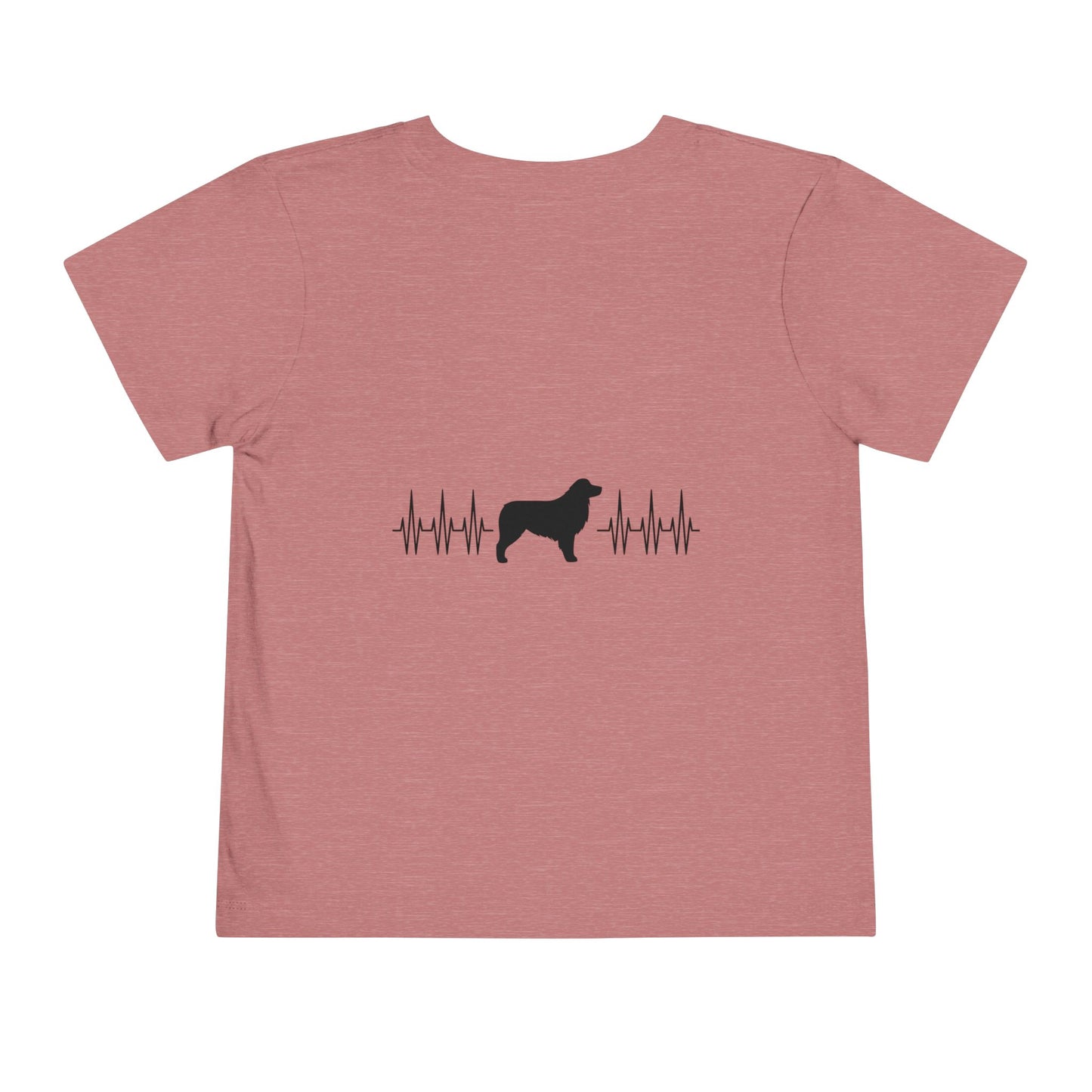 My Heart Beats For Aussies Toddler Unisex Short Sleeve Crewneck Tee