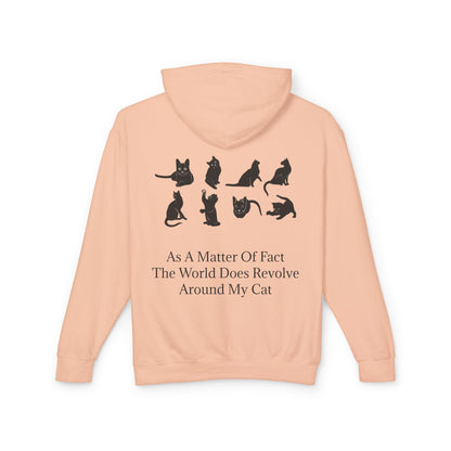 Matter Of Fact Cat Unisex Lightweight Hoodie