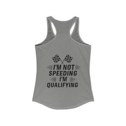 I'm Qualifying Women's Racerback Tank