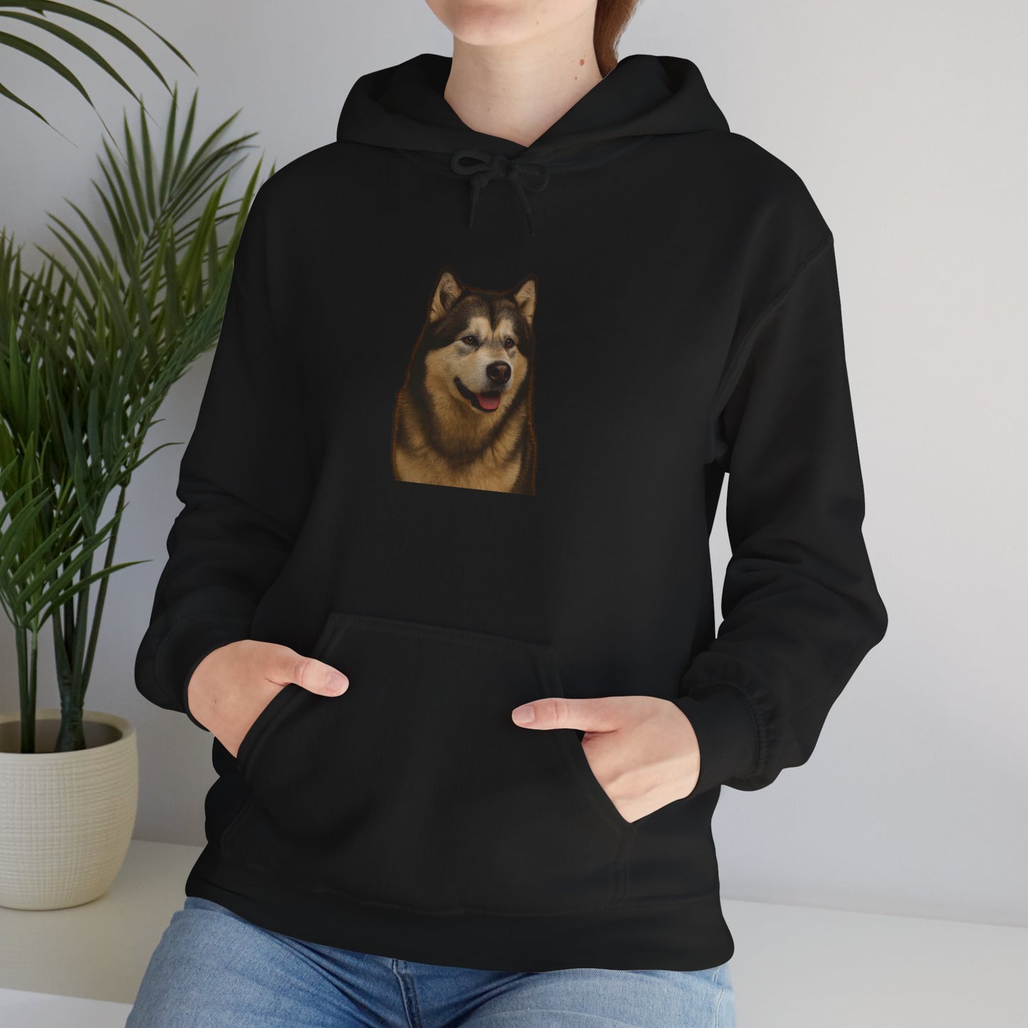 Malamute Head Unisex Hoodie