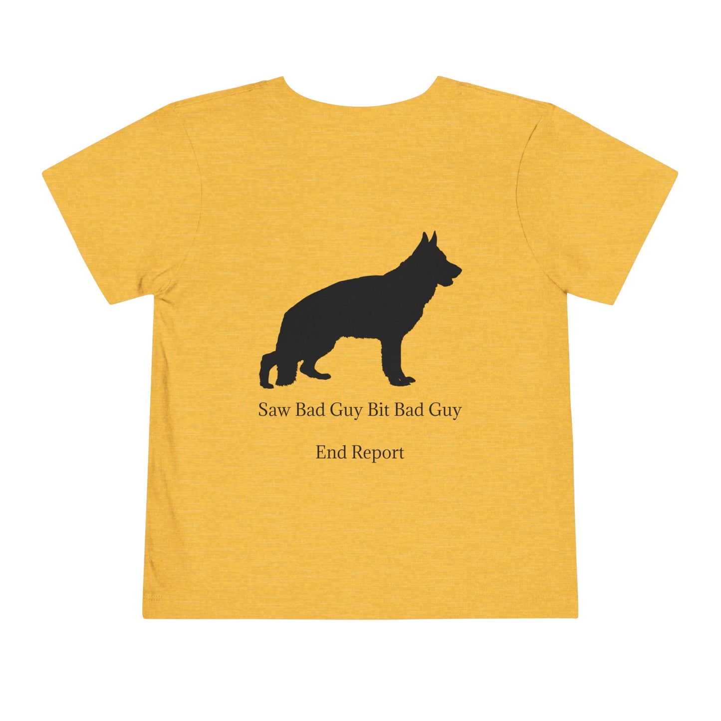 Bad Guy Toddler Unisex Short Sleeve Crewneck Tee