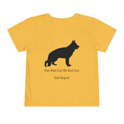 Bad Guy Toddler Unisex Short Sleeve Crewneck Tee