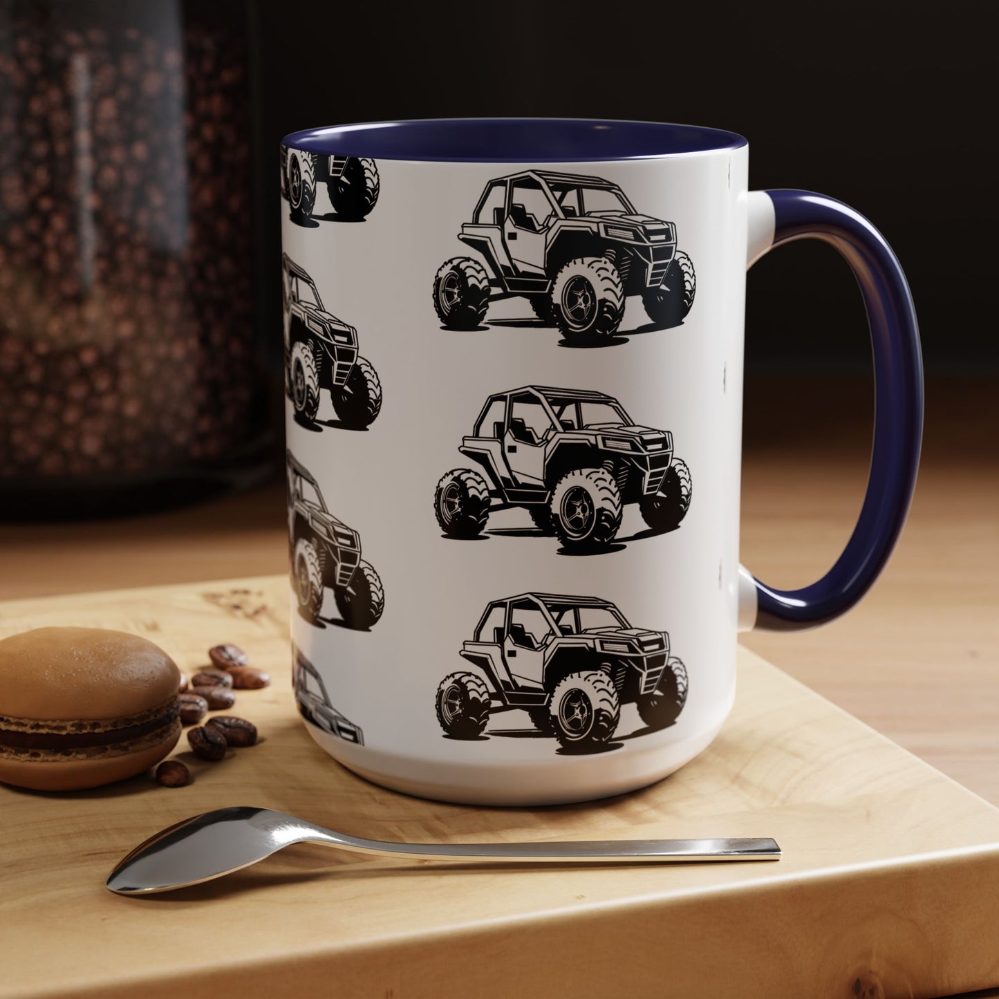 Off The Beaten Path Side By Side 2-Tone Coffee Mug