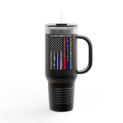 No One Fights Alone Insulated Travel Mug