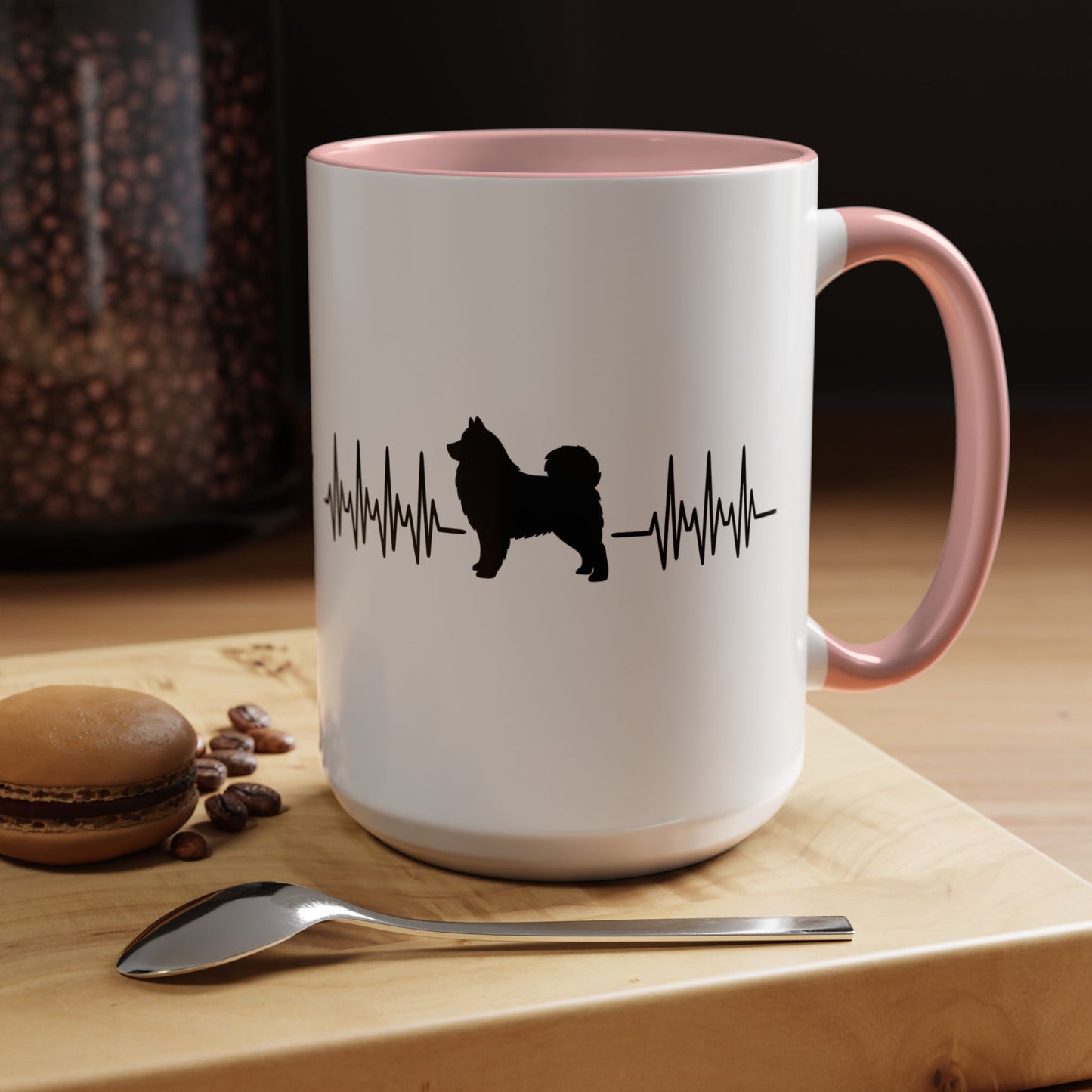 My Heart Beats For Samoyeds 2-Tone Coffee Mug