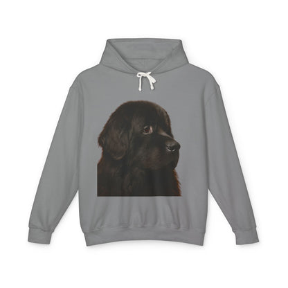 Newfie Head Unisex Lightweight Hoodie