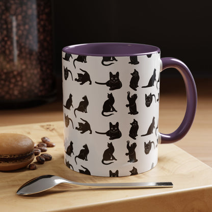 Cats 2-Tone Coffee Mug