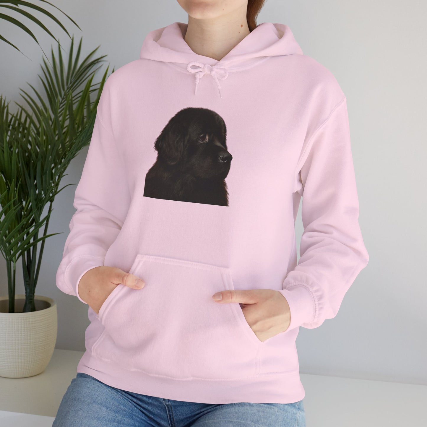 Newfie Head Unisex Hoodie