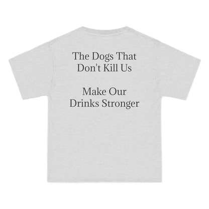 Drinks Stronger Men's Short-Sleeve Crewneck Tee